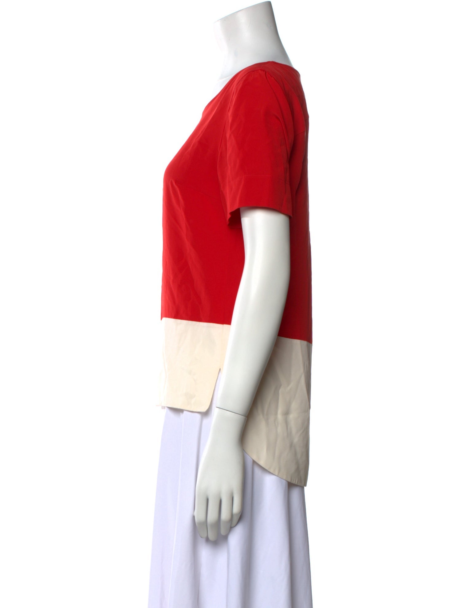 Akris Punto Silk Scoop Neck T-Shirt