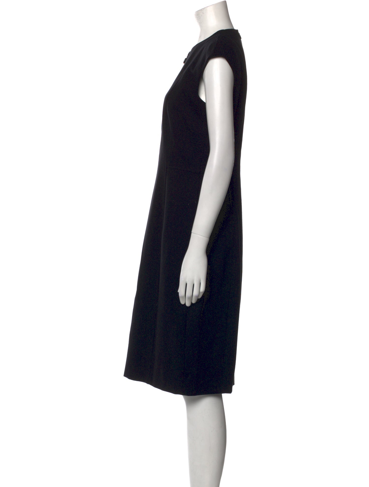Akris Punto Wool Knee-Length Dress