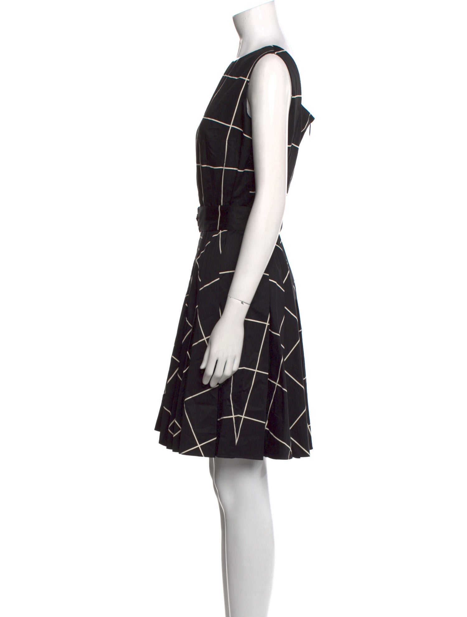 Akris Punto Plaid Print Mini Dress
