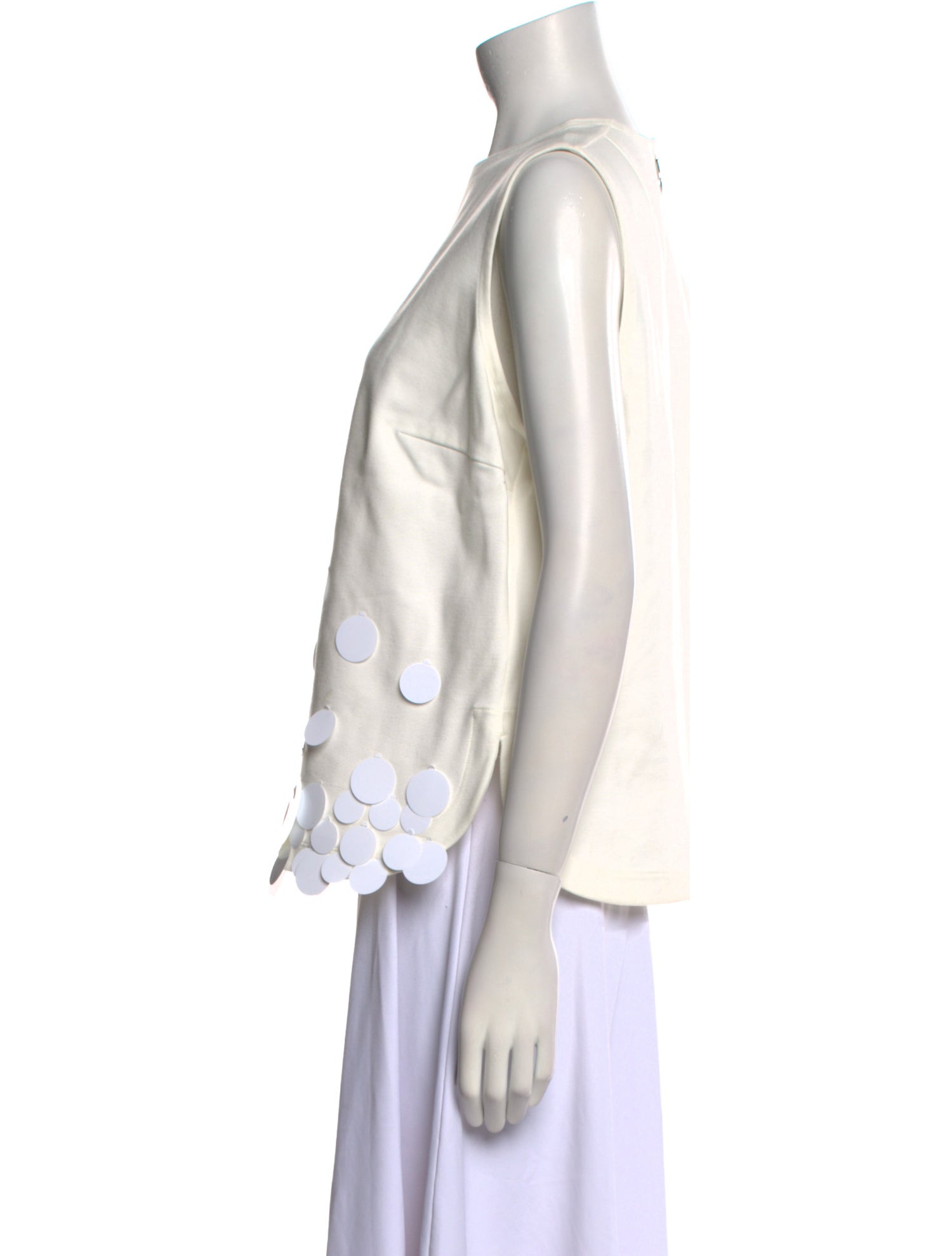 Akris Punto Crew Neck Sleeveless Top