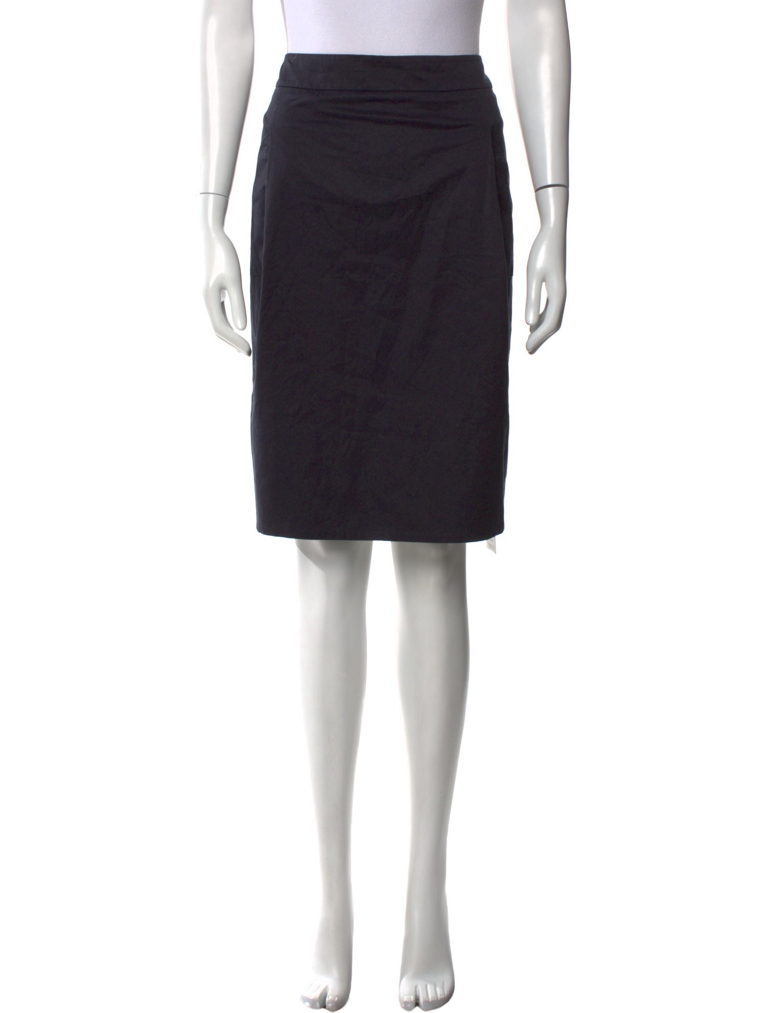Akris Punto Pleated Accents Knee-Length Skirt