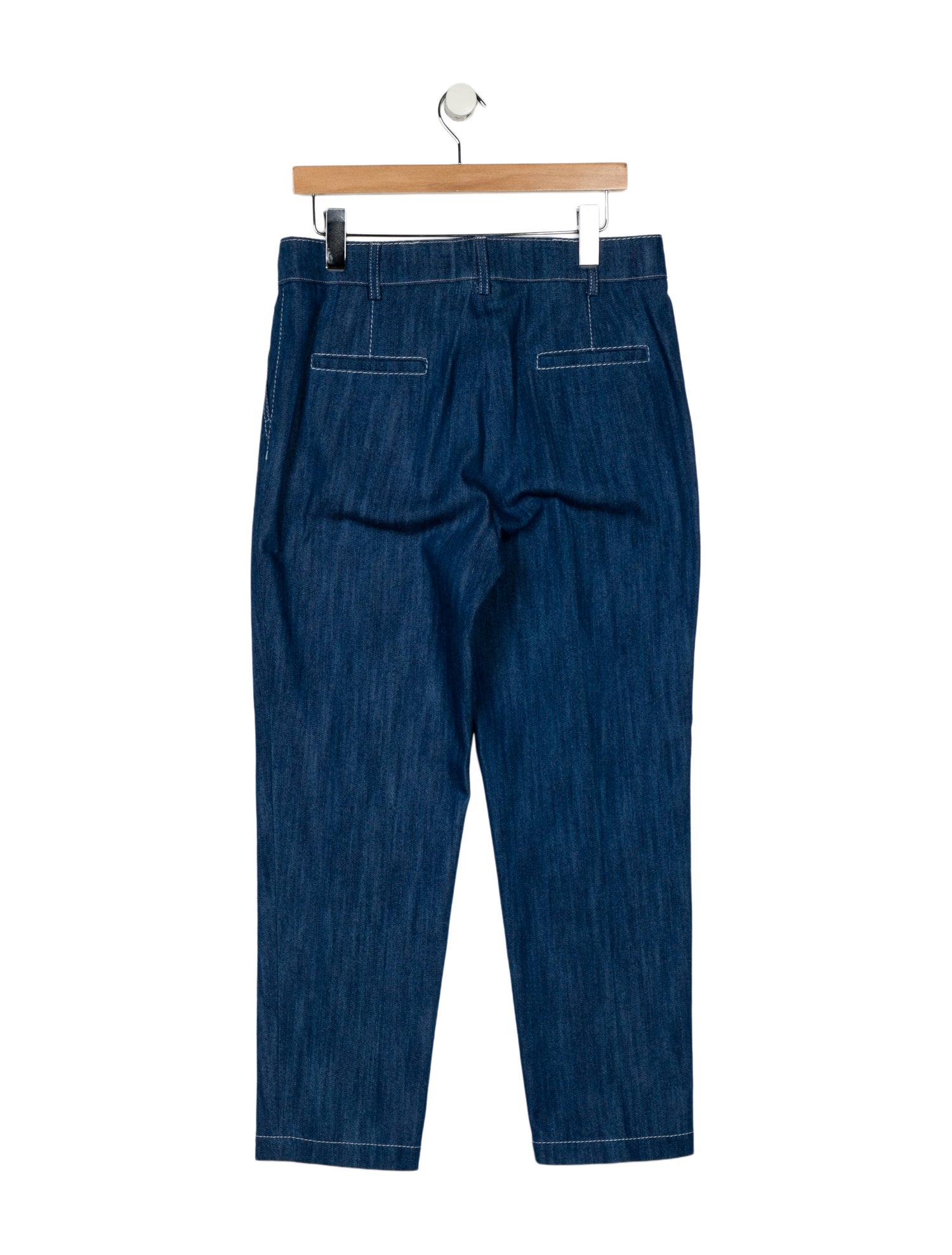 Akris Punto High-Rise Straight Leg Jeans