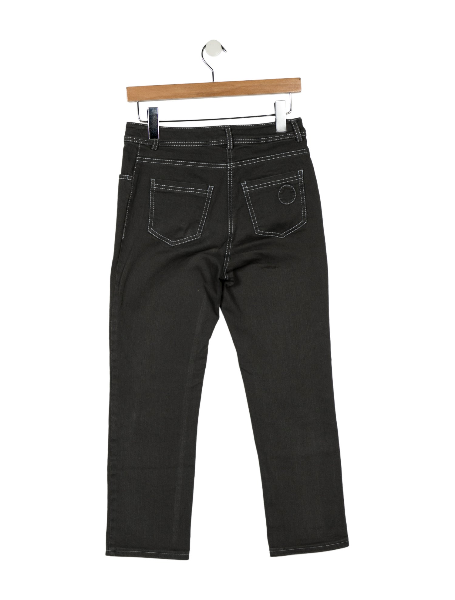 Akris Punto Mid-Rise Straight Leg Jeans