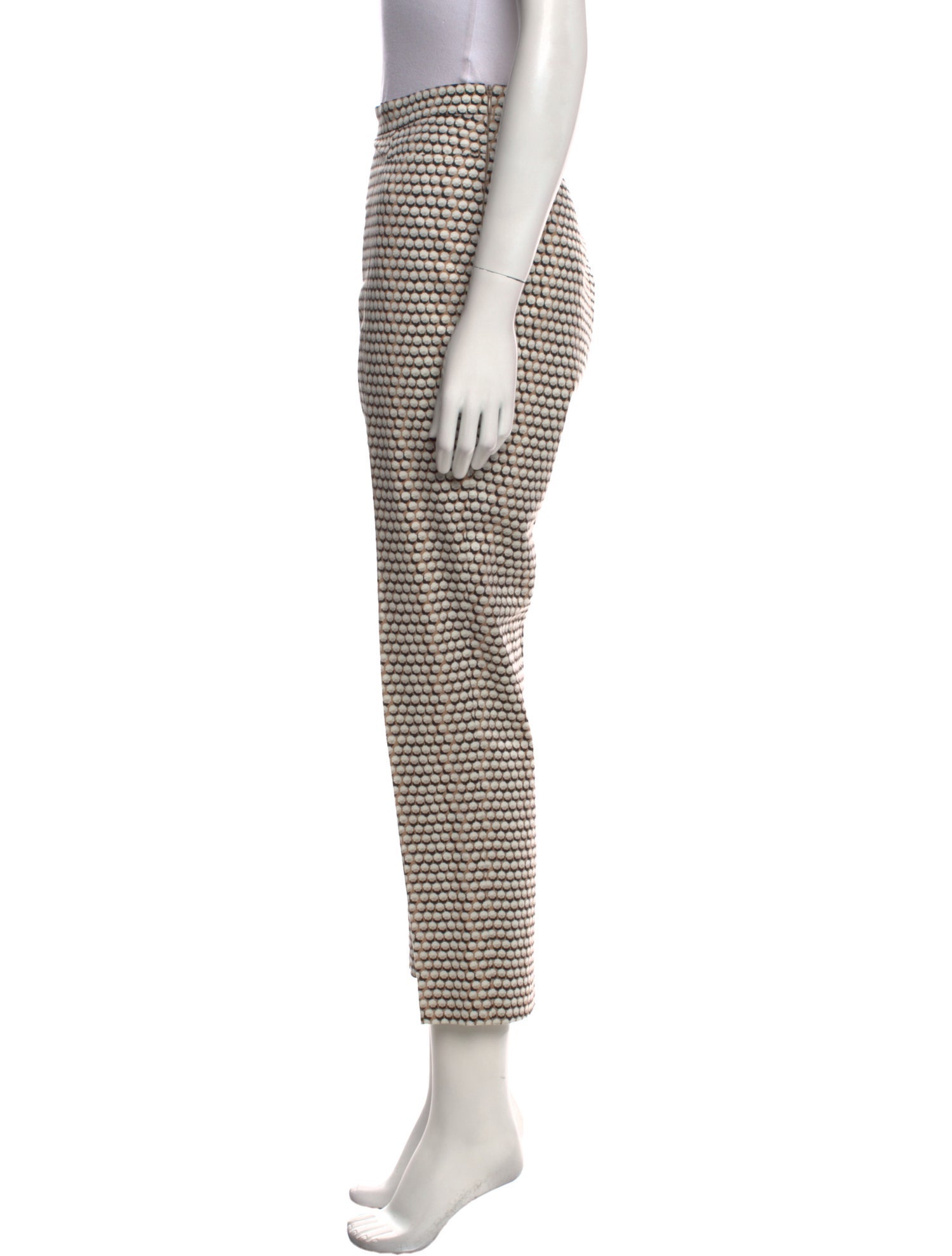 Akris Punto Printed Straight Leg Pants