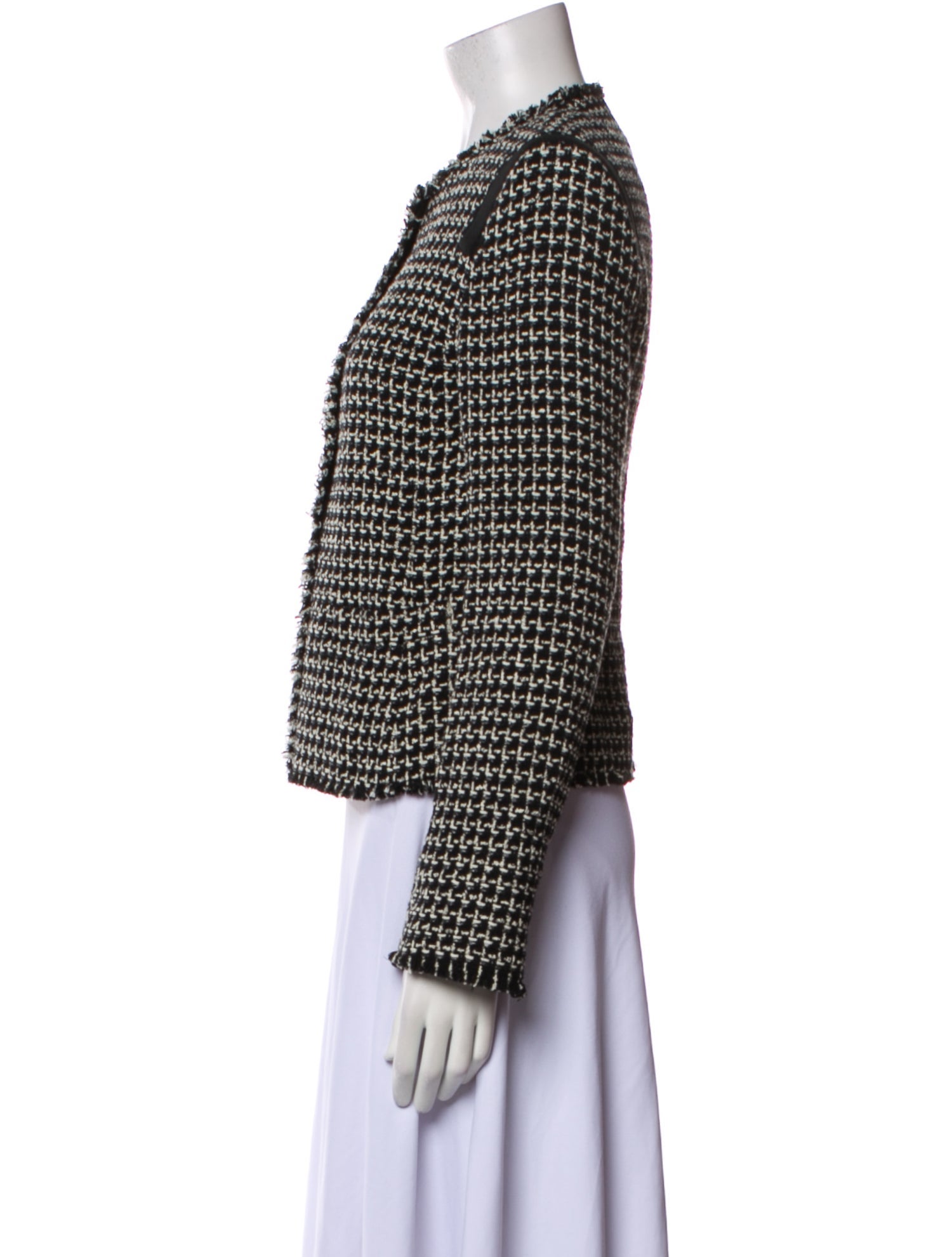 Akris Punto Tweed Pattern Evening Jacket