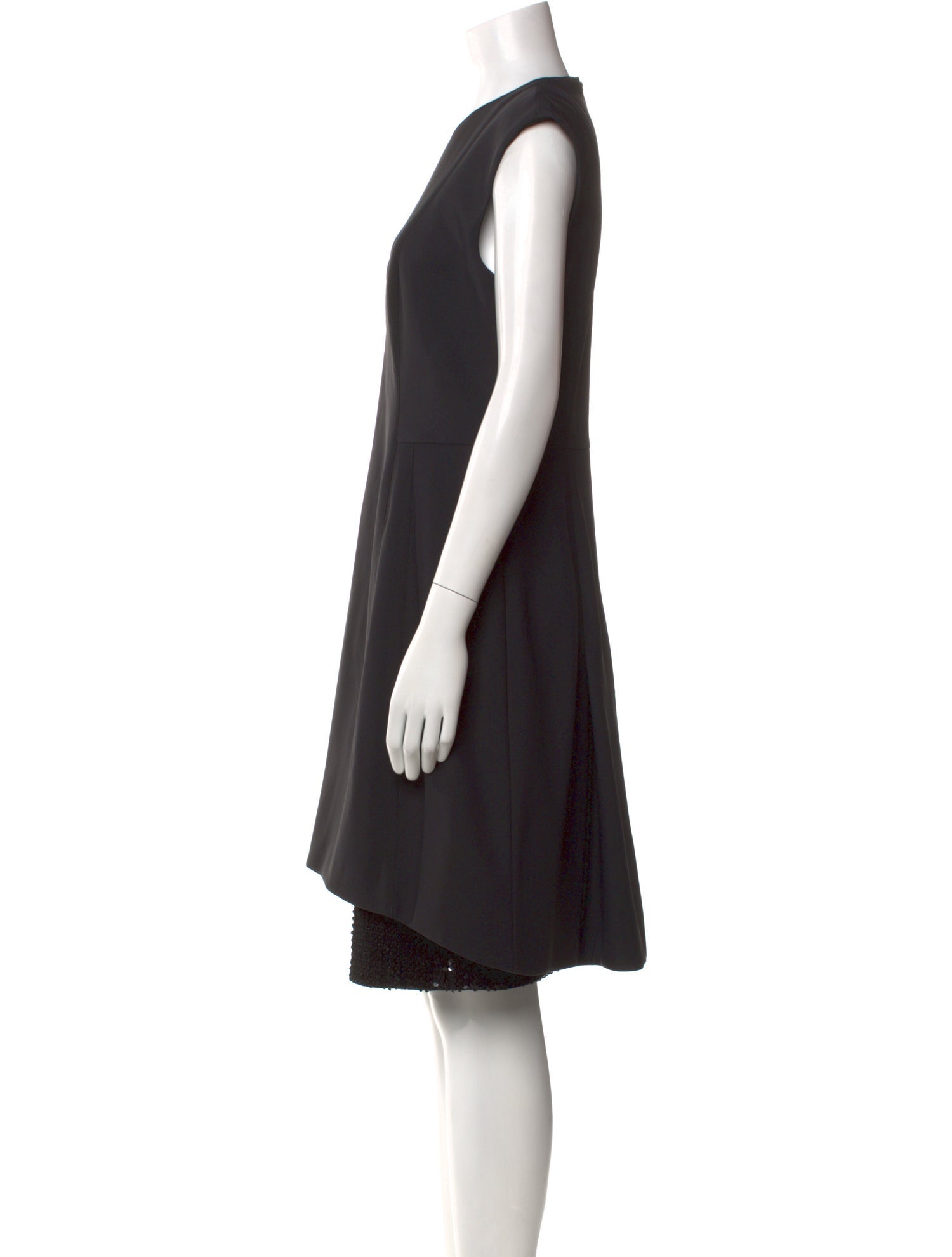 Akris Punto Crew Neck Knee-Length Dress