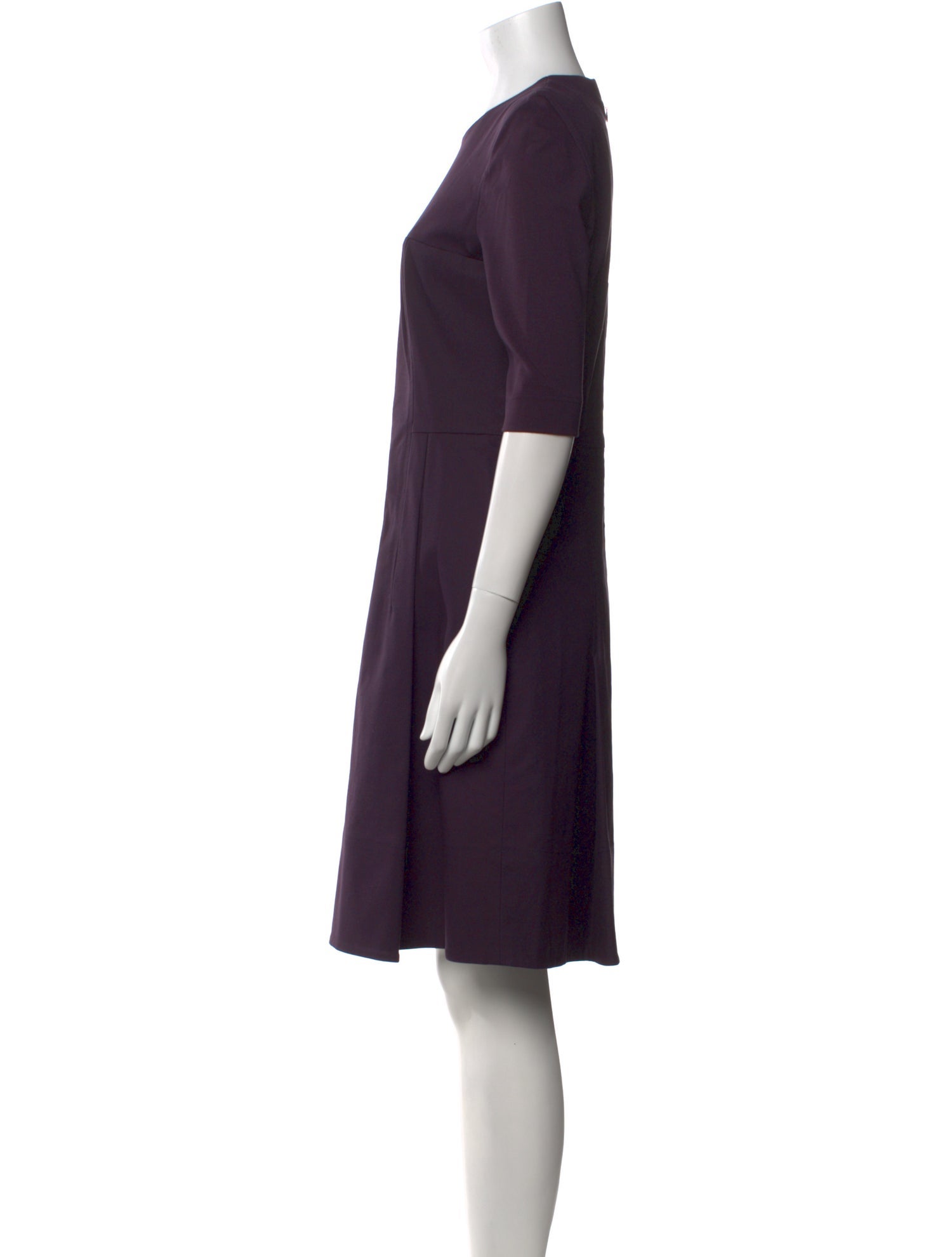 Akris Punto Crew Neck Knee-Length Dress