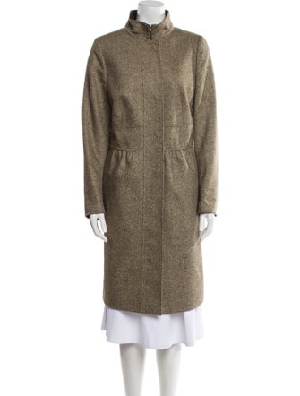 Akris Punto Wool Faux Fur Coat