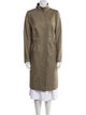 Akris Punto Wool Faux Fur Coat