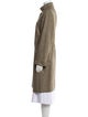 Akris Punto Wool Faux Fur Coat