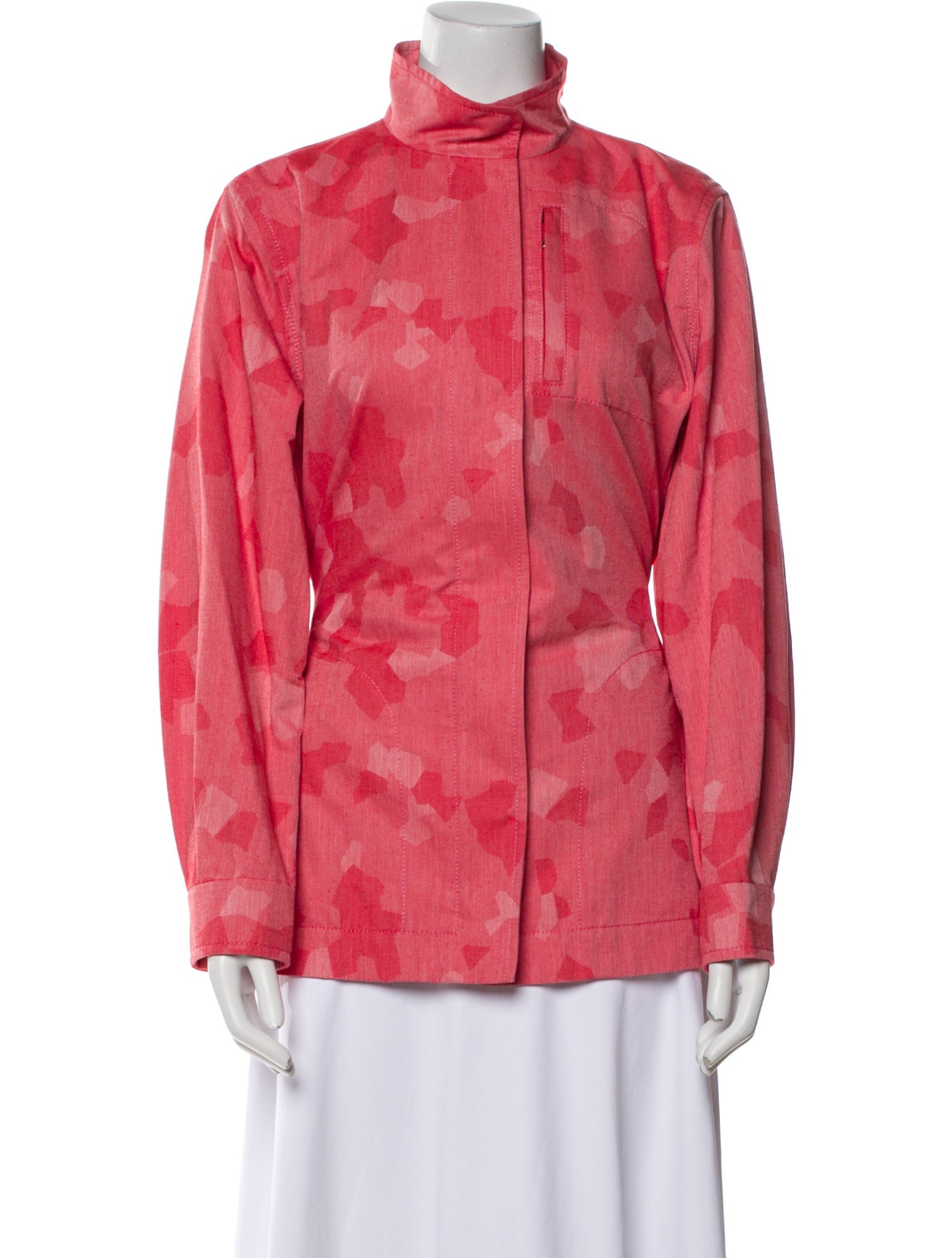 Akris Punto Camouflage Print Coat