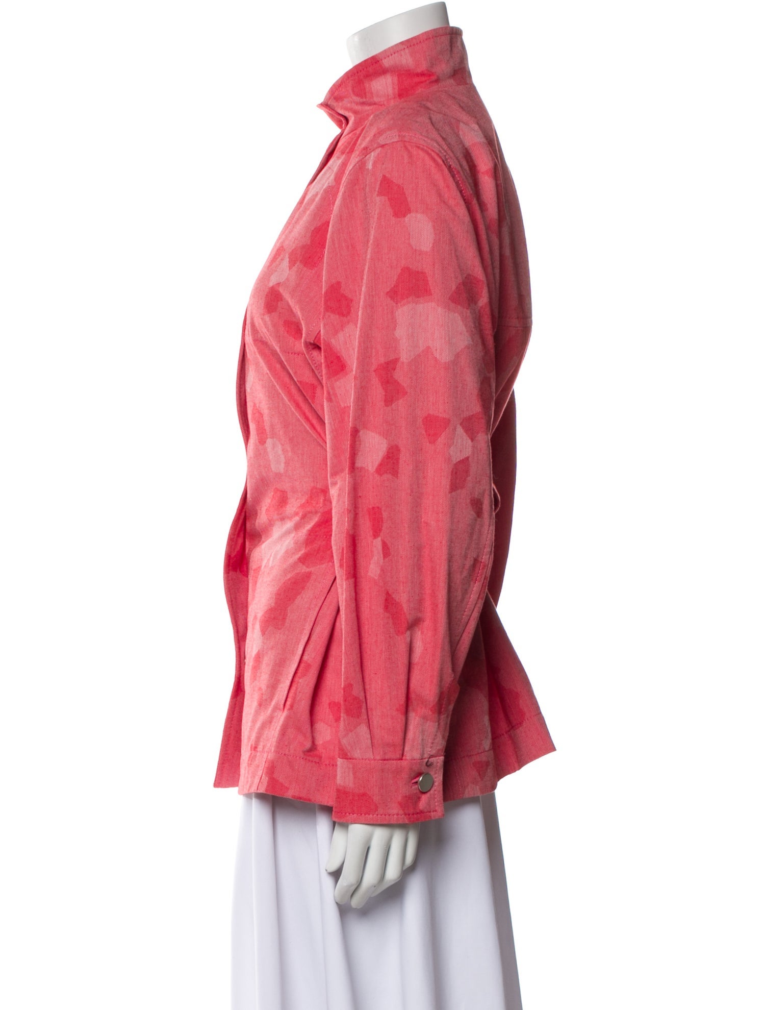 Akris Punto Camouflage Print Coat