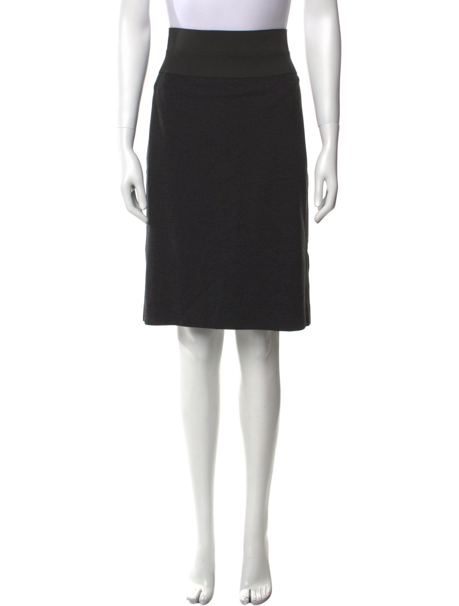 Akris Punto Cutout Accent Knee-Length Skirt