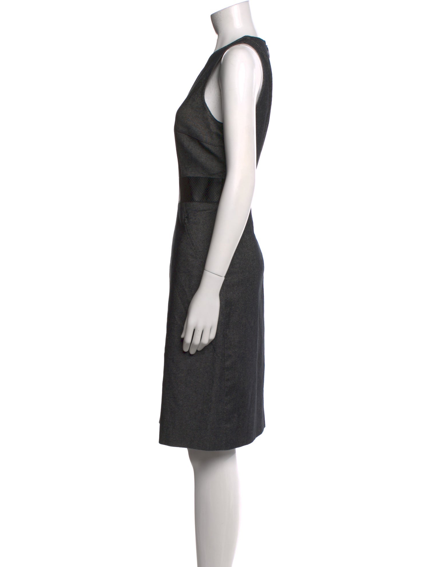 Akris Punto Scoop Neck Knee-Length Dress w/ Tags