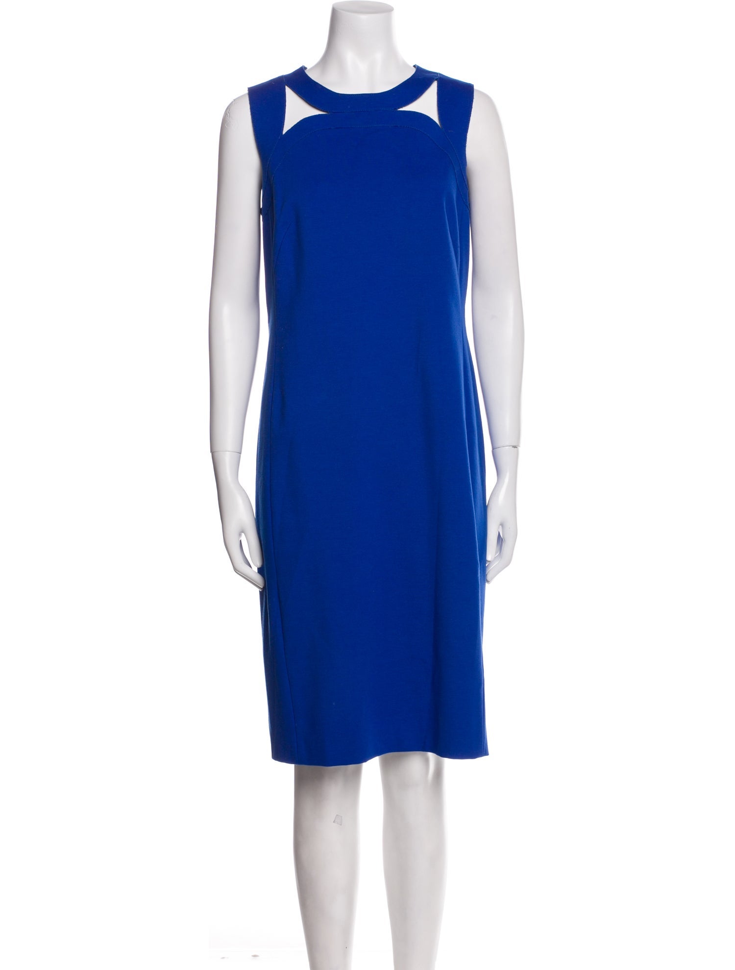 Akris Punto Crew Neck Knee-Length Dress