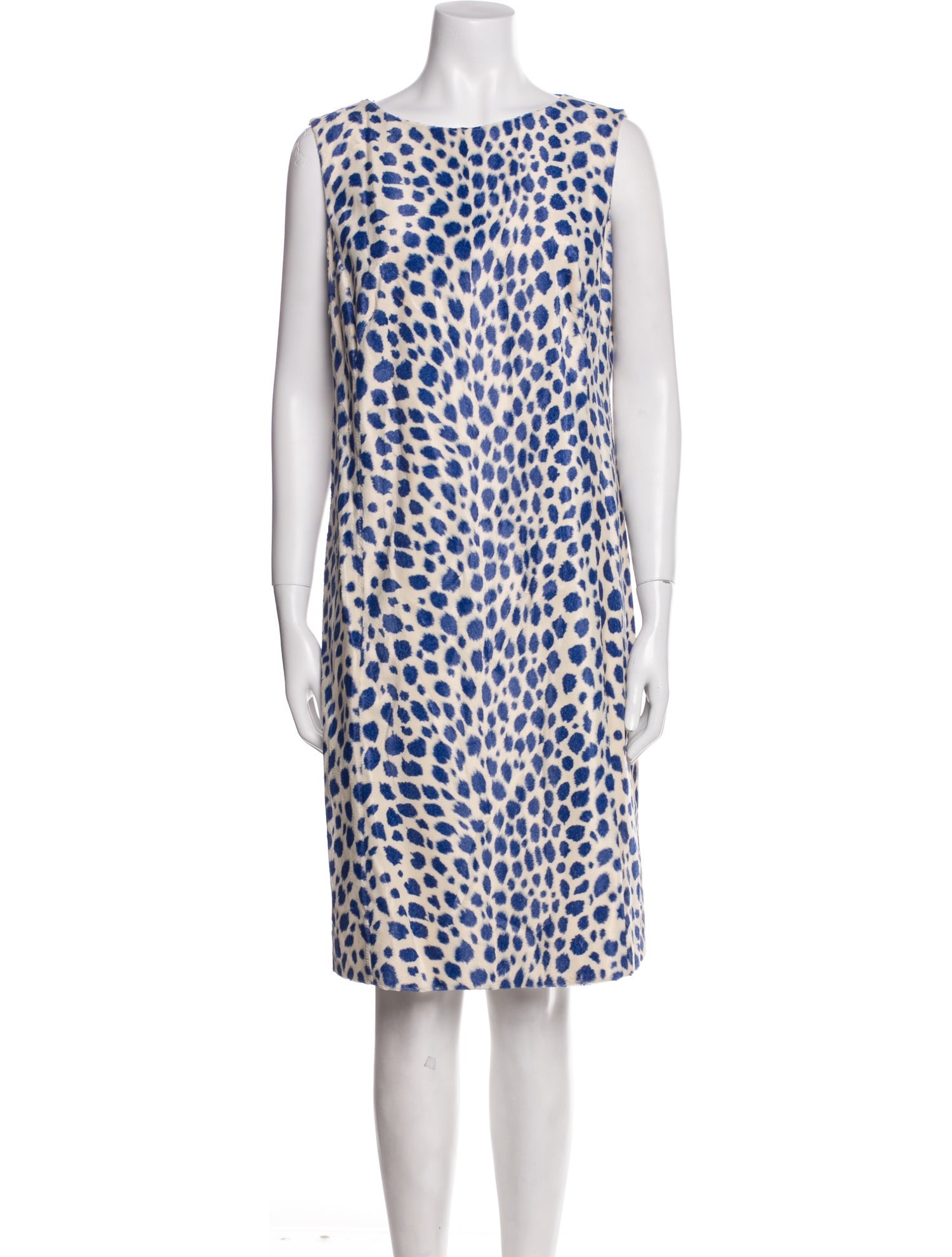 Akris Punto Animal Print Knee-Length Dress w/ Tags