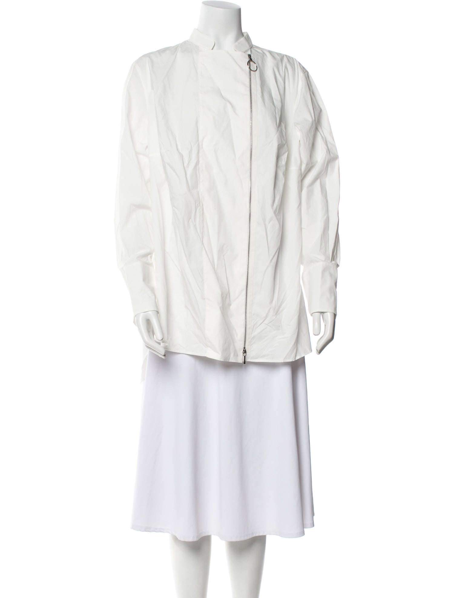 Akris Punto Mock Neck Long Sleeve Tunic