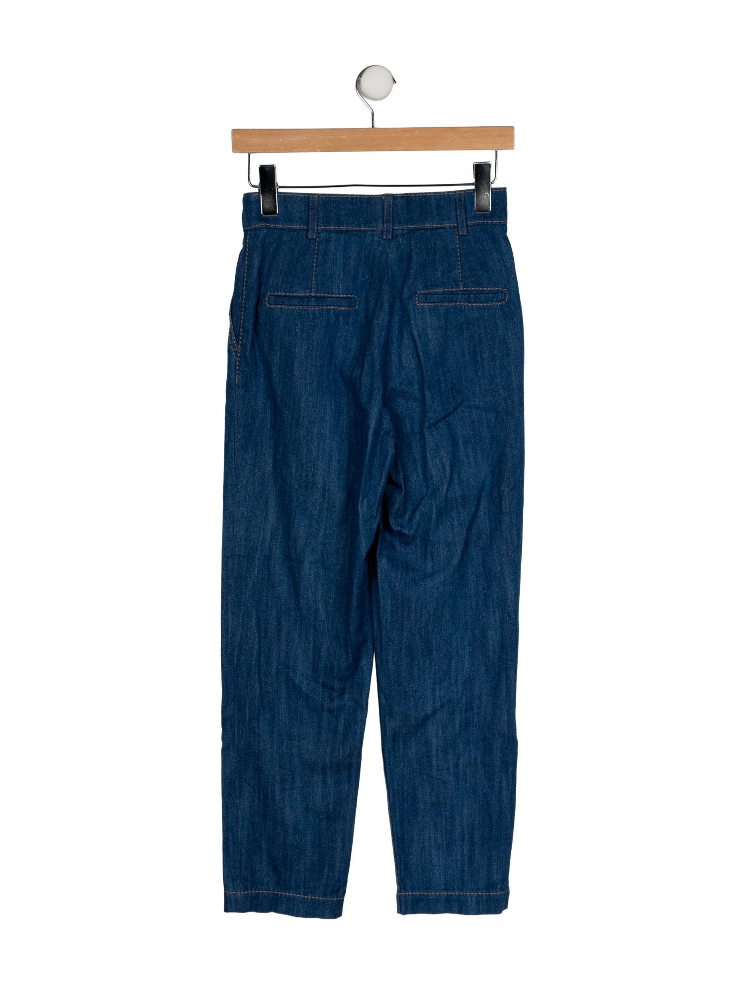 Akris Punto High-Rise Straight Leg Jeans