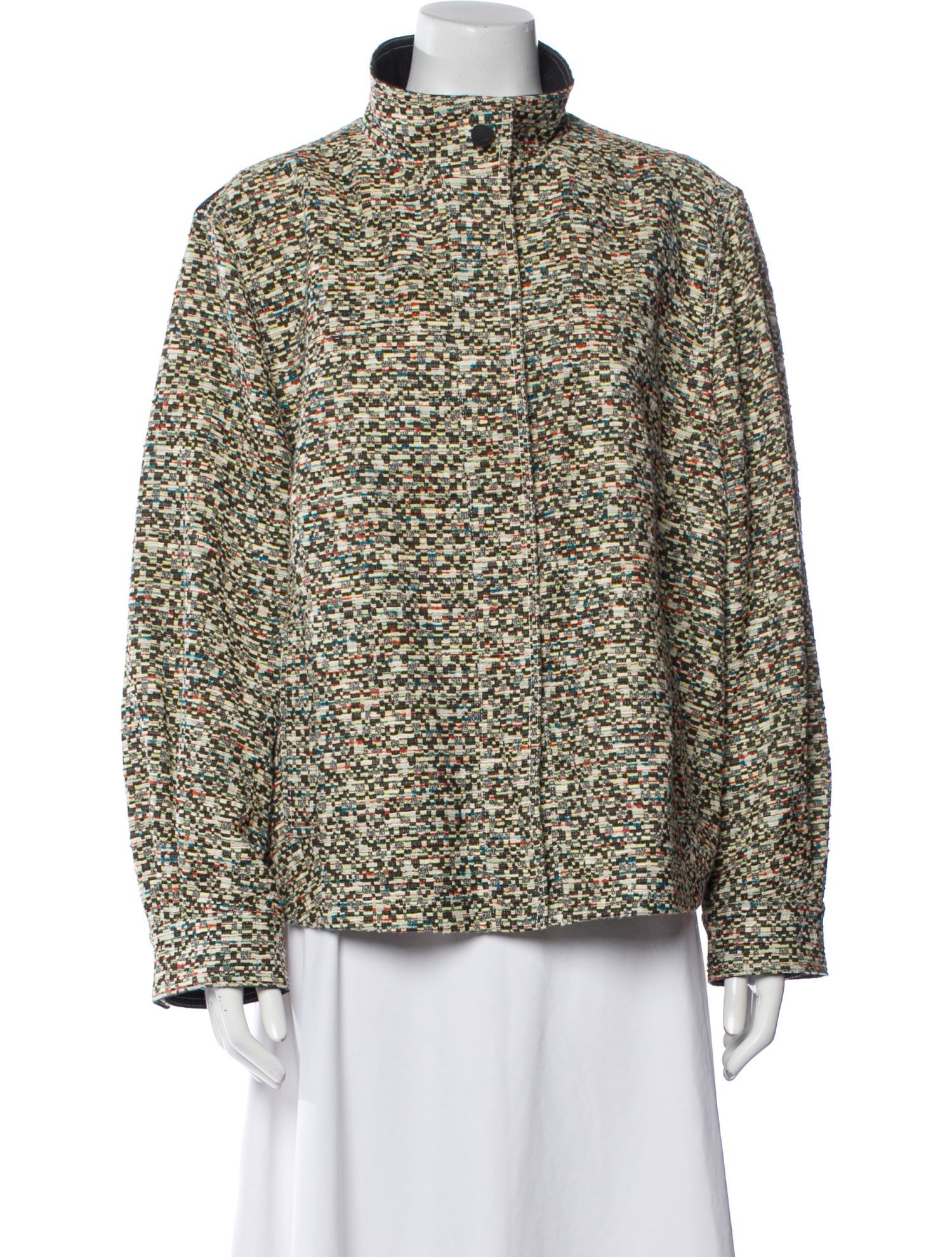Akris Punto Printed Evening Jacket