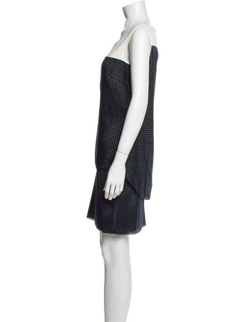 Akris Punto Polka Dot Print Skirt Set