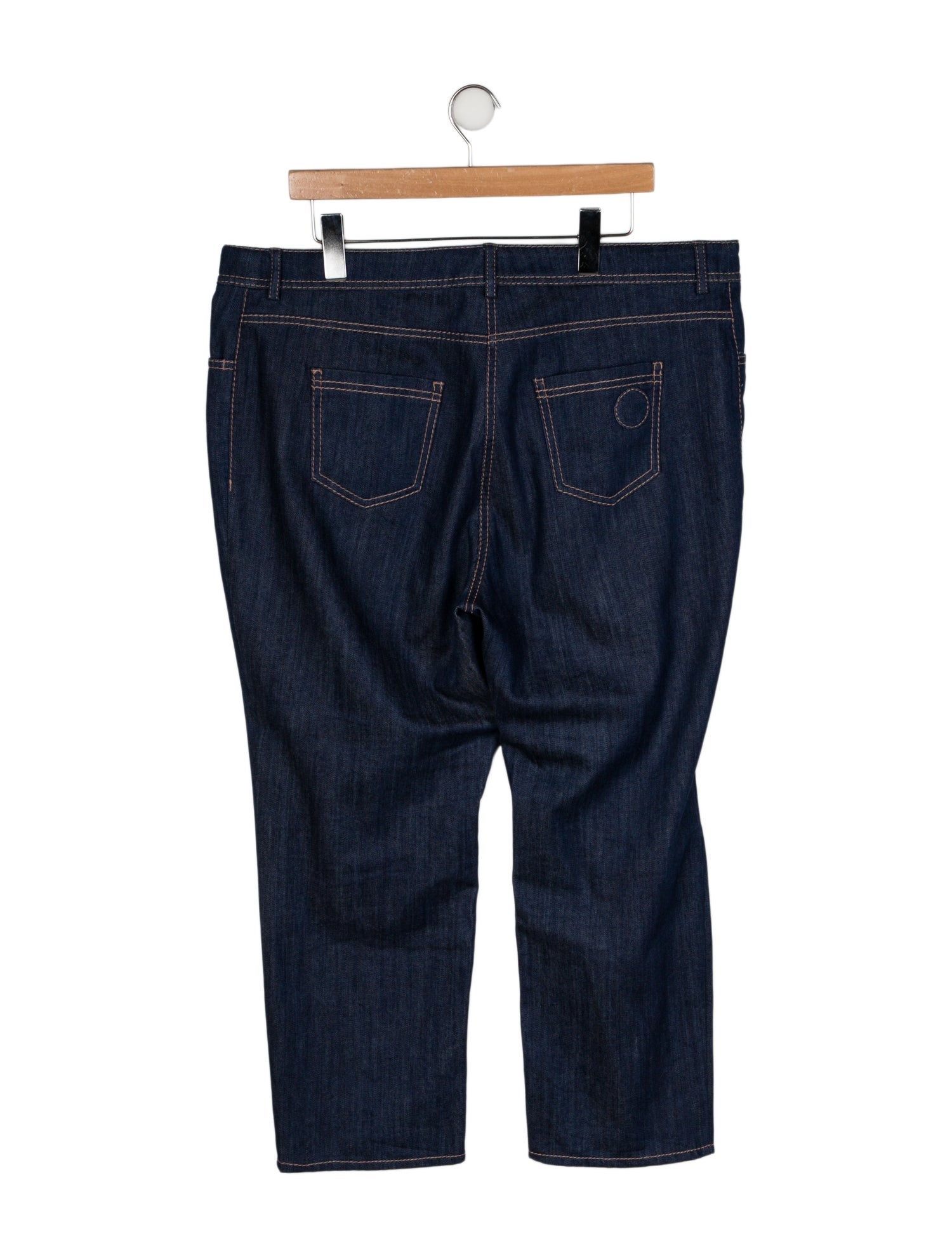 Akris Punto High-Rise Straight Leg Jeans