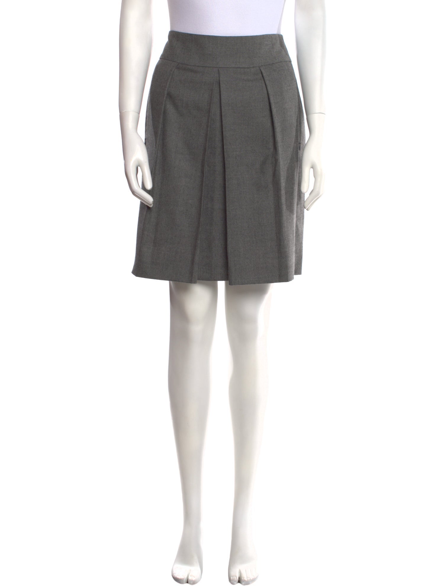 Akris Punto Wool Knee-Length Skirt