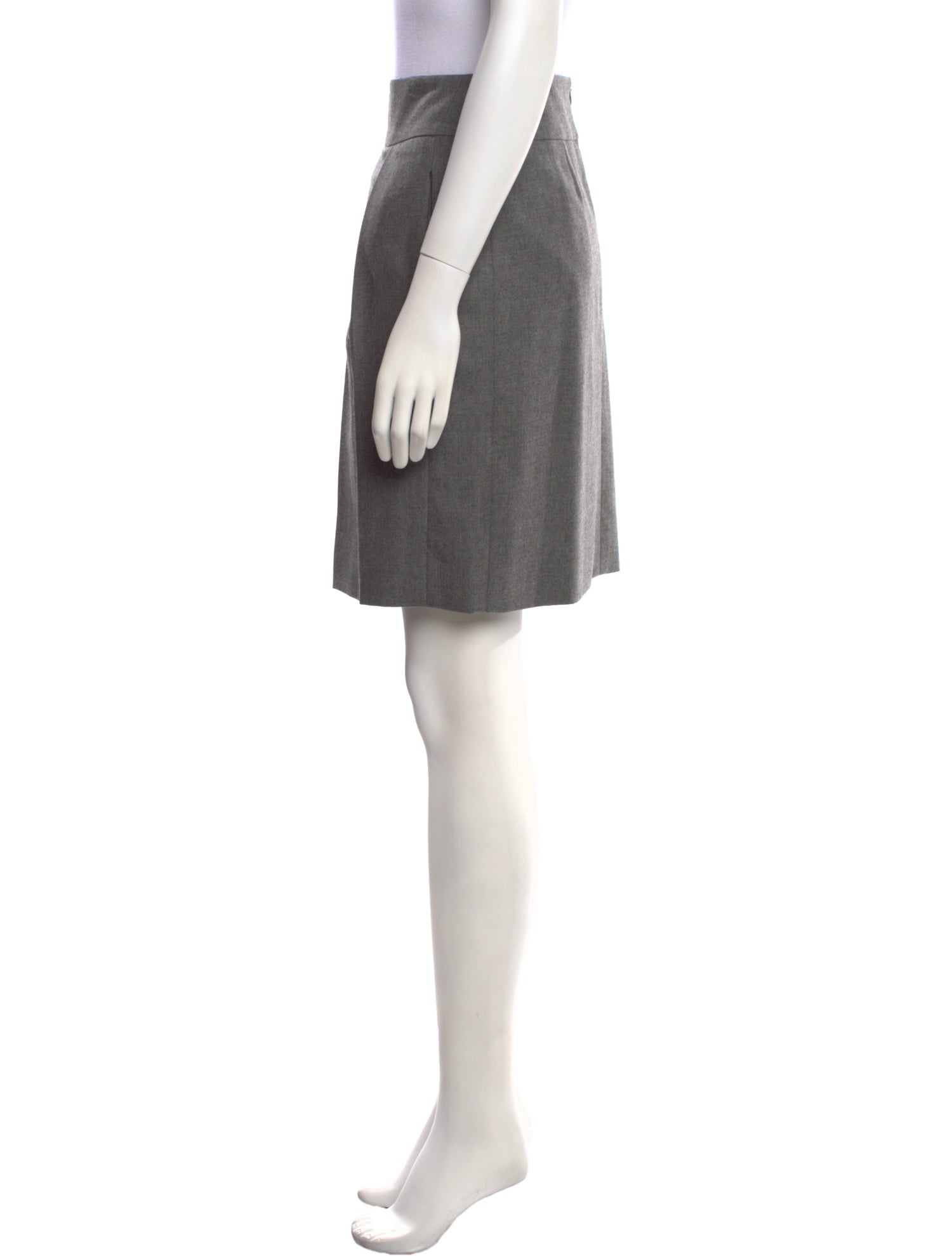 Akris Punto Wool Knee-Length Skirt