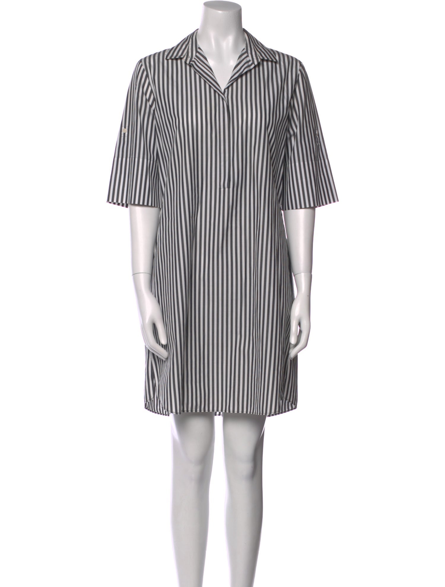 Akris Punto Striped Mini Dress