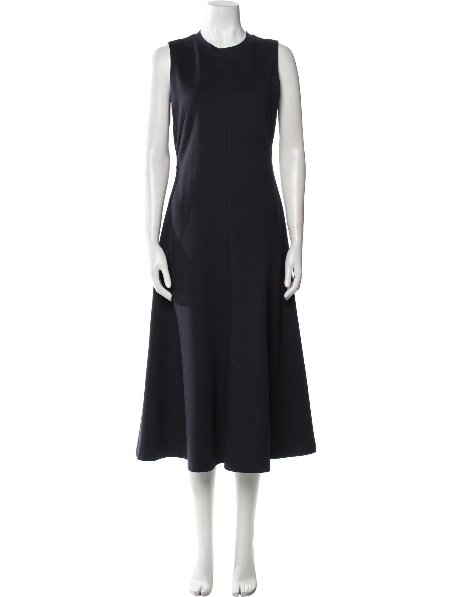 Akris Punto Crew Neck Long Dress