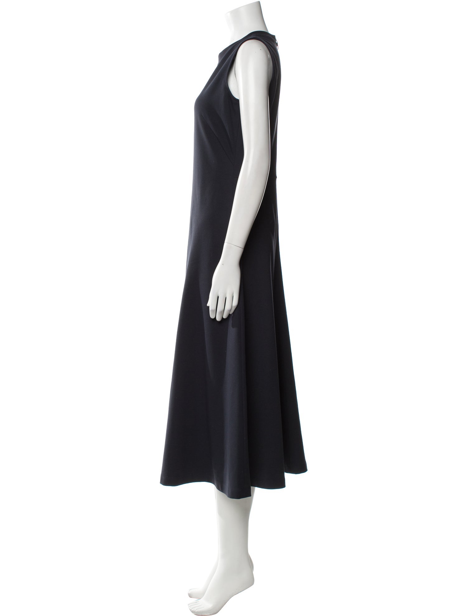 Akris Punto Crew Neck Long Dress