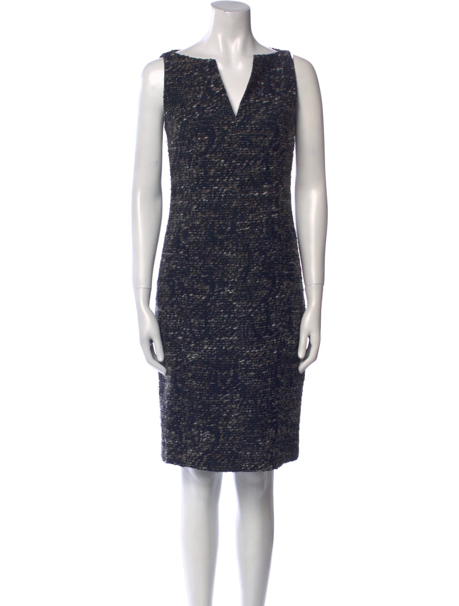 Akris Punto V-Neck Mini Dress