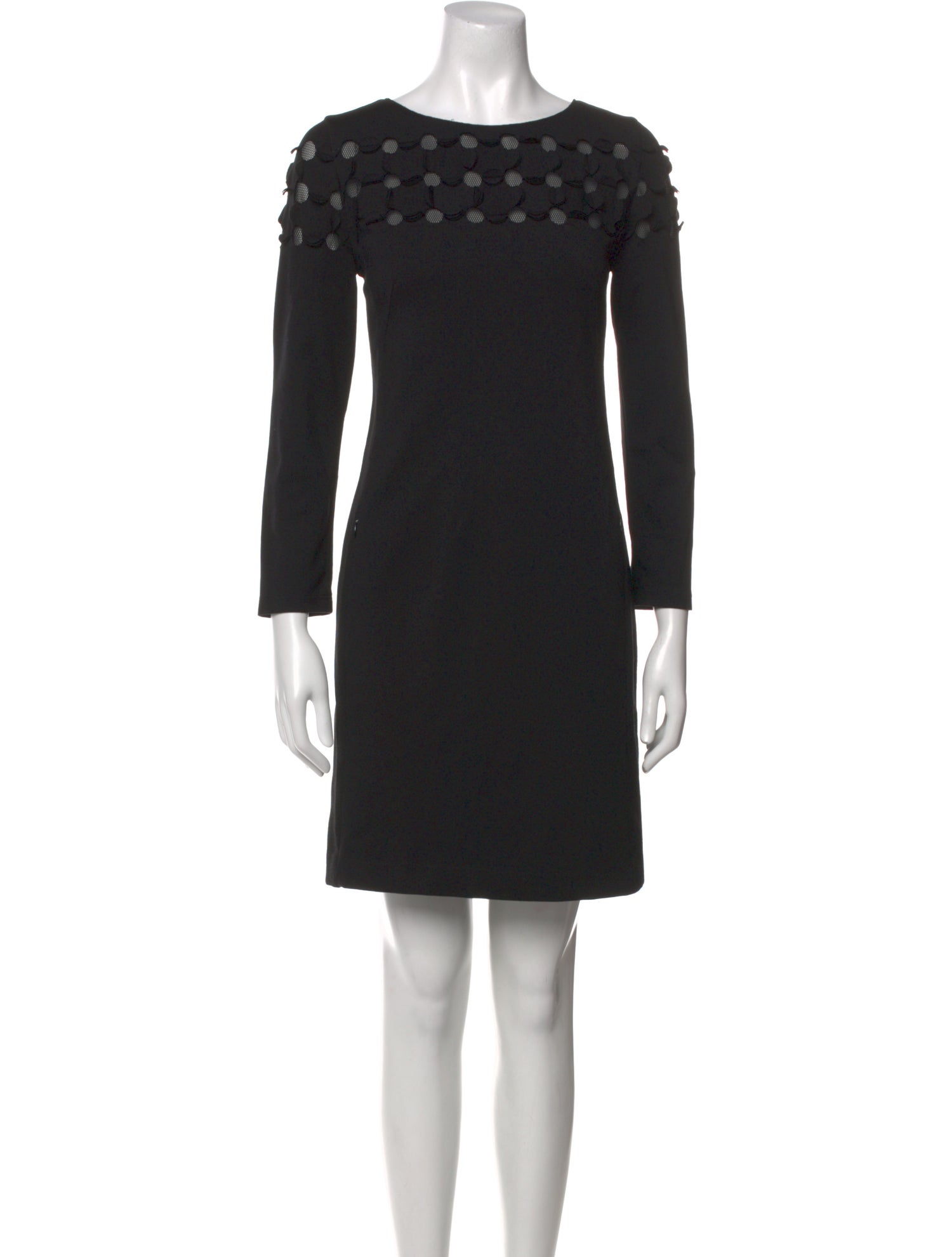 Akris Punto Bateau Neckline Mini Dress