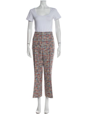 Akris Punto Tweed Pattern Pant Set