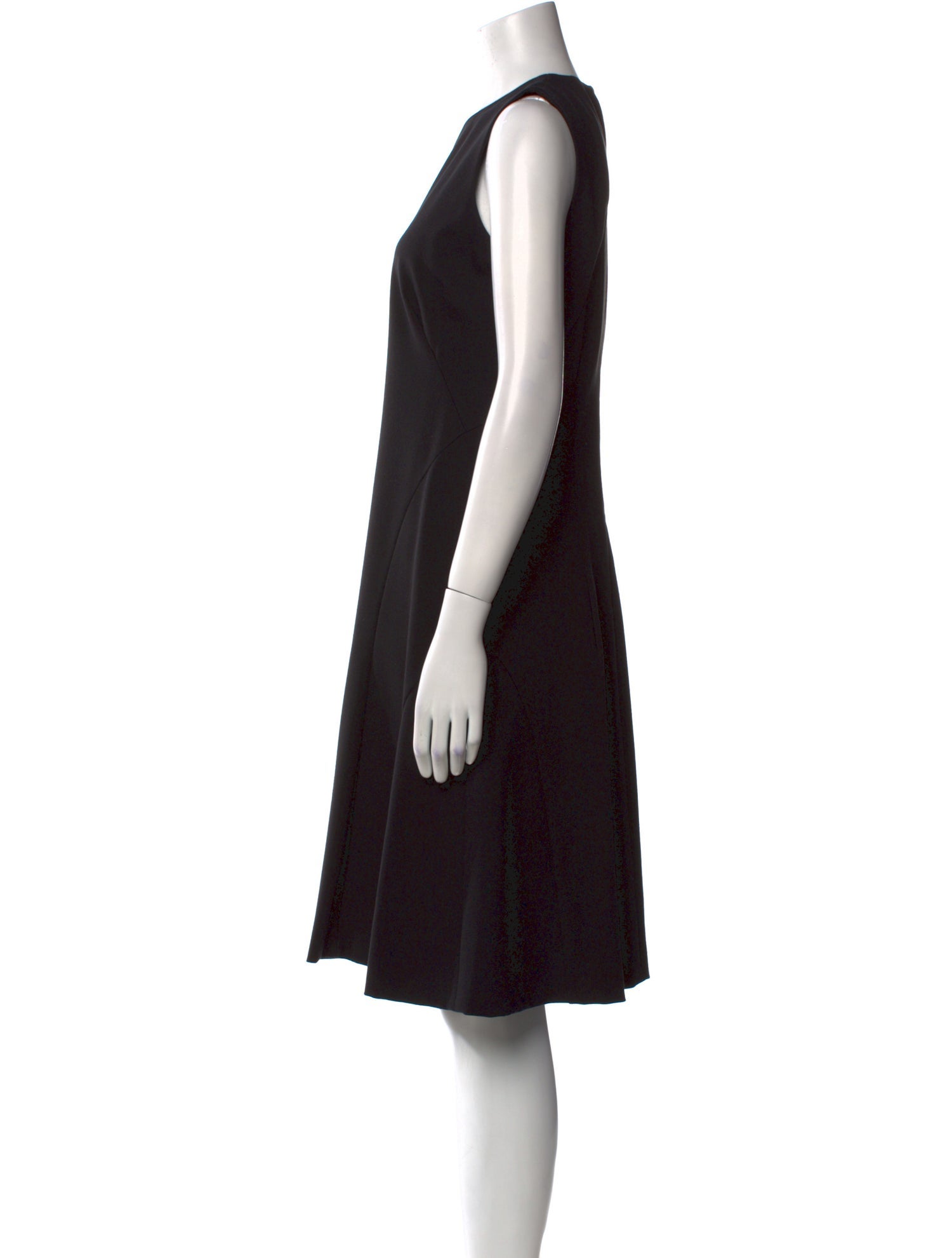Akris Punto Crew Neck Knee-Length Dress