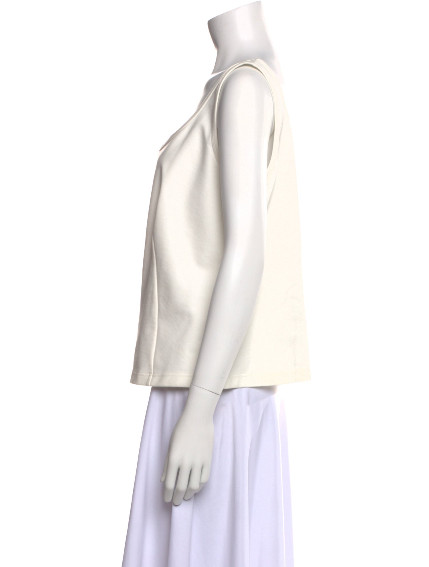 Akris Punto Scoop Neck Sleeveless Top