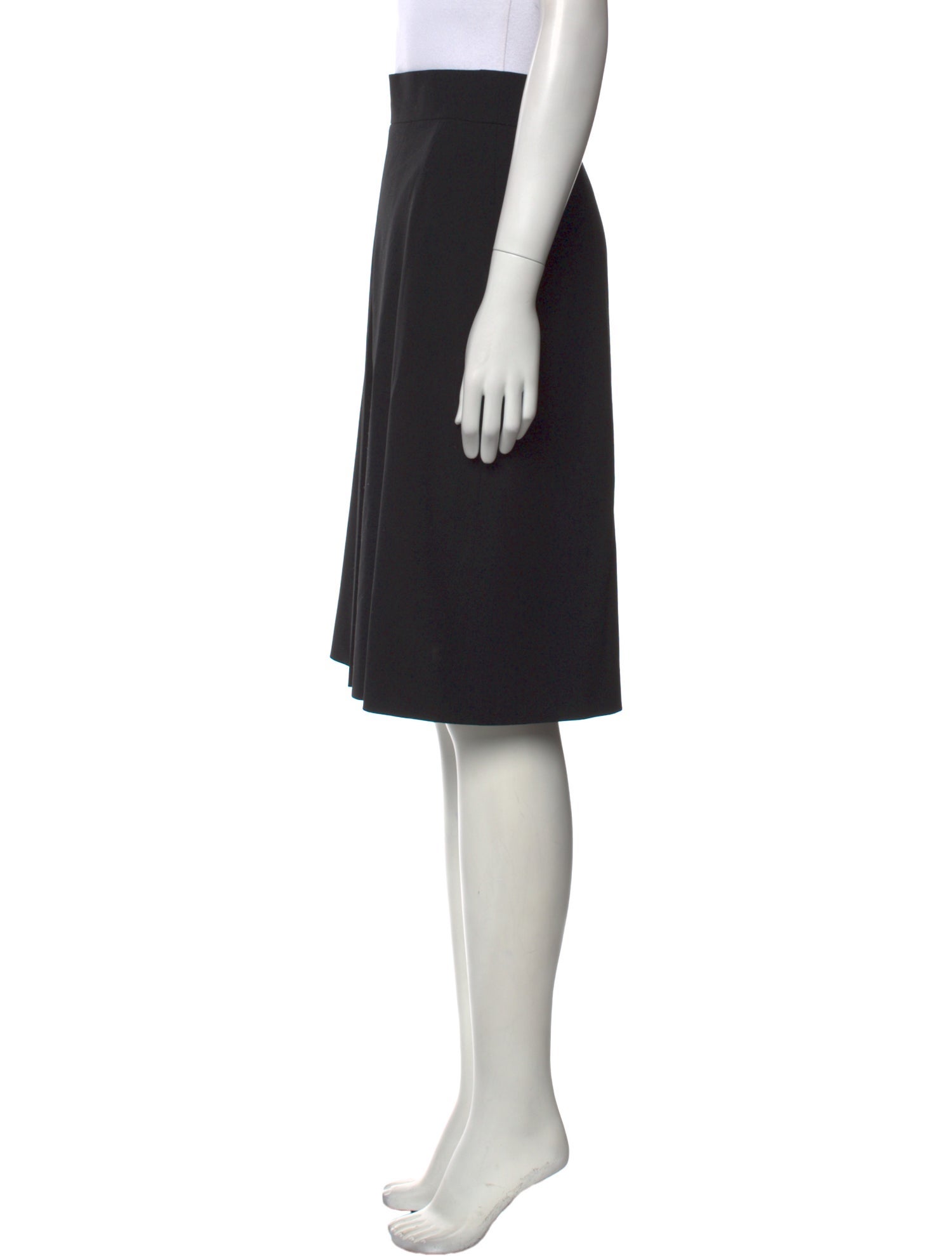 Akris Punto Wool Knee-Length Skirt