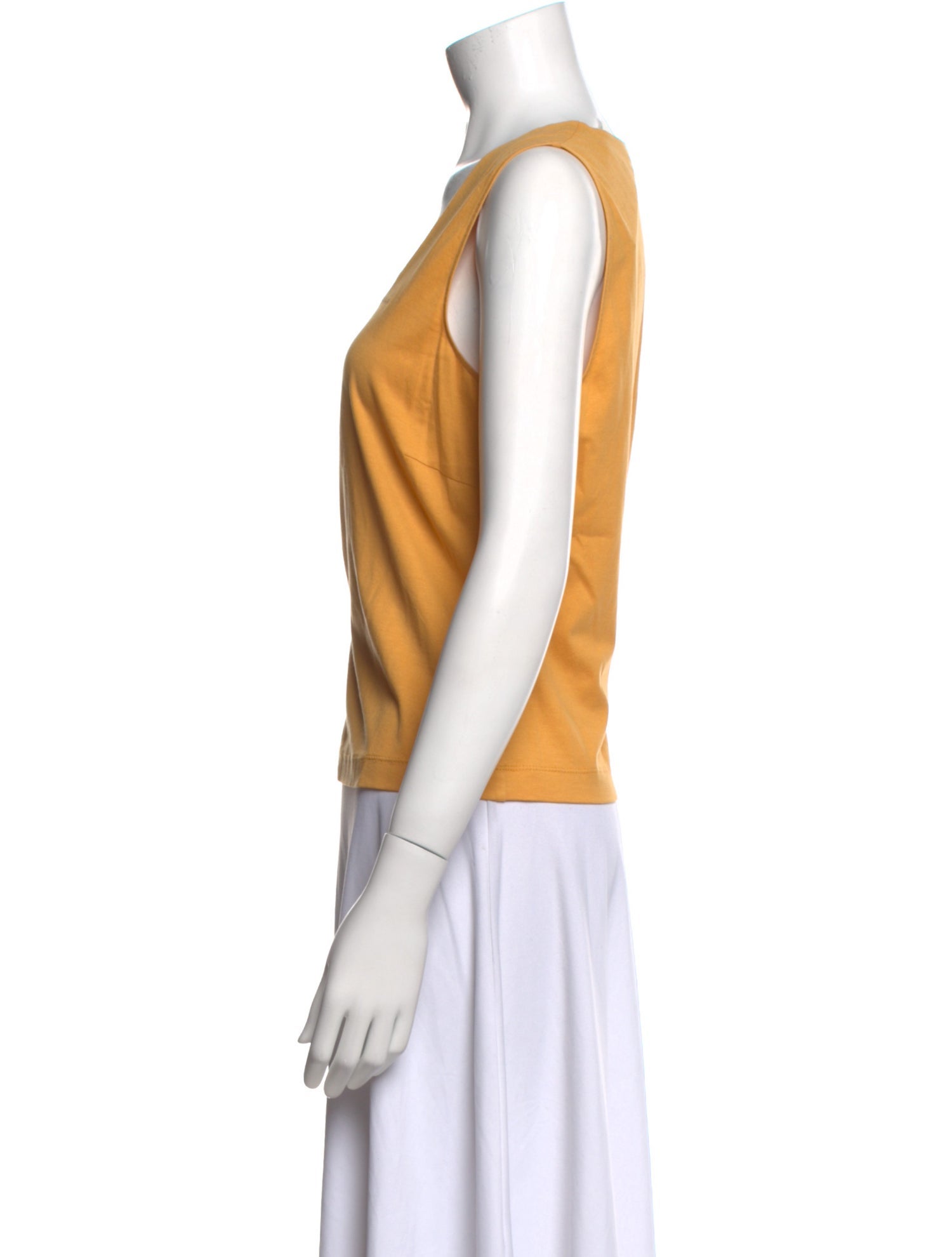 Akris Punto Square Neckline Sleeveless Top