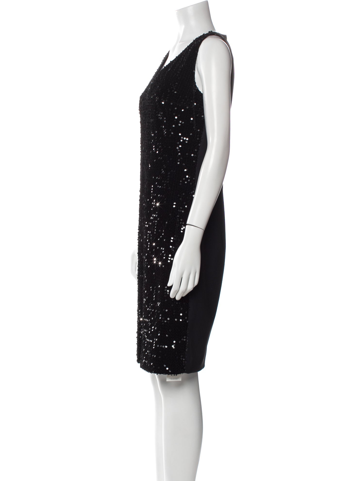 Akris Punto V-Neck Knee-Length Dress