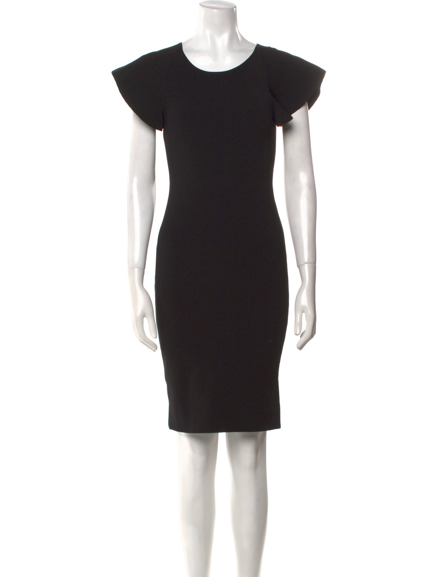 Akris Punto Crew Neck Knee-Length Dress