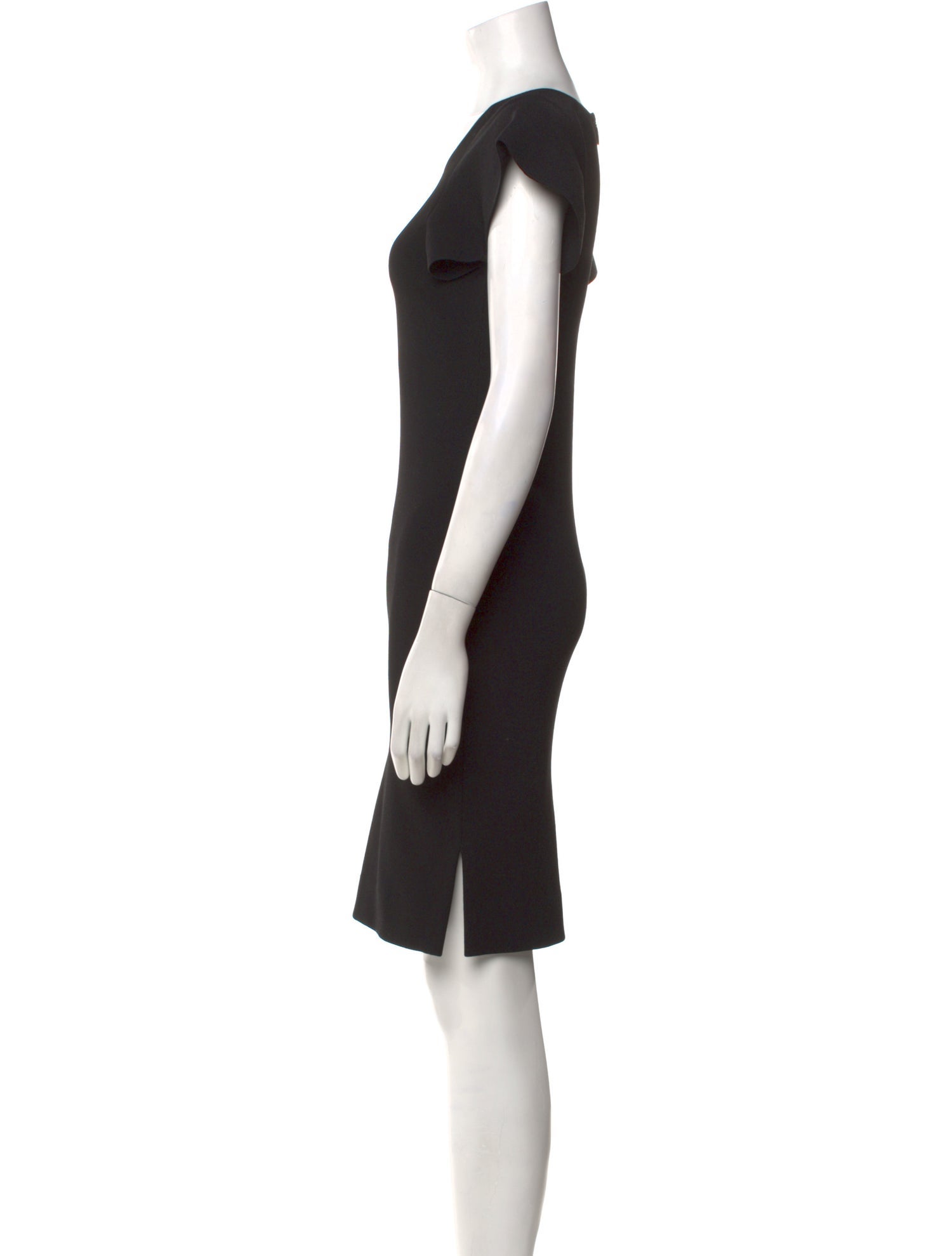 Akris Punto Crew Neck Knee-Length Dress