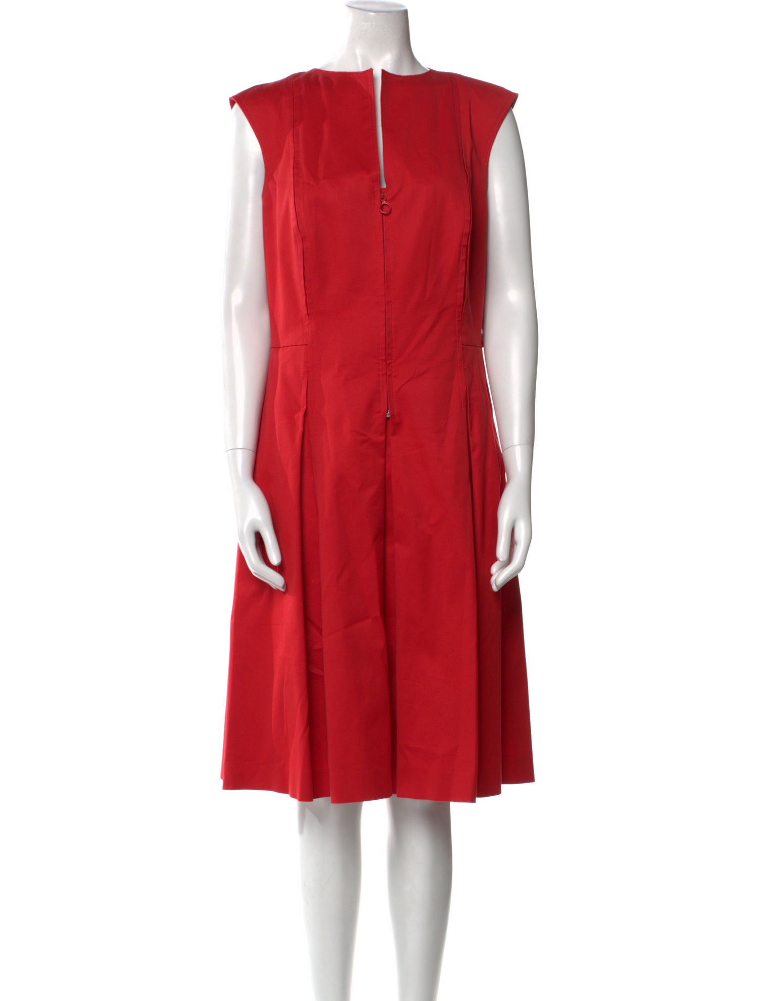 Akris Punto Crew Neck Knee-Length Dress