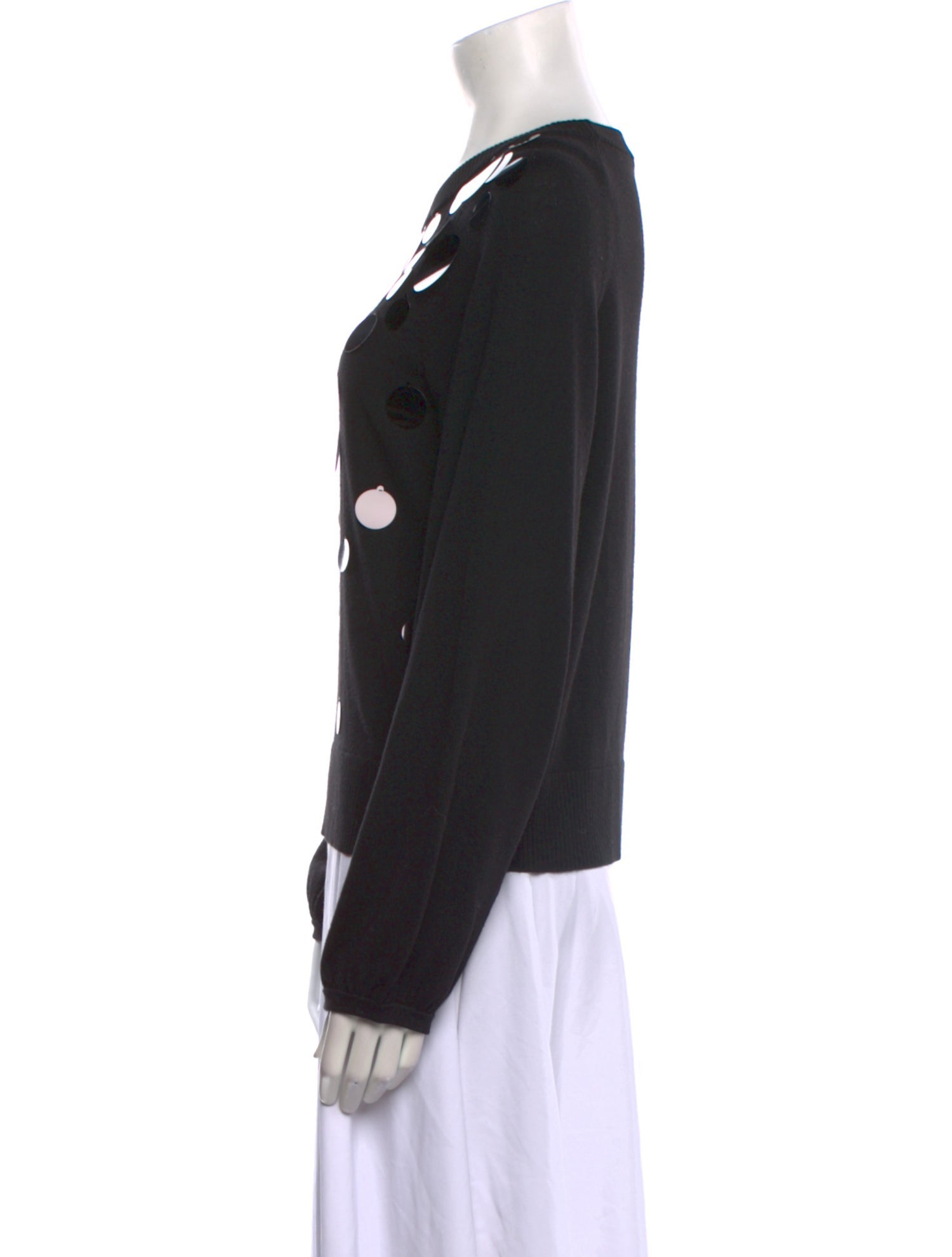 Akris Punto Virgin Wool Printed Sweater