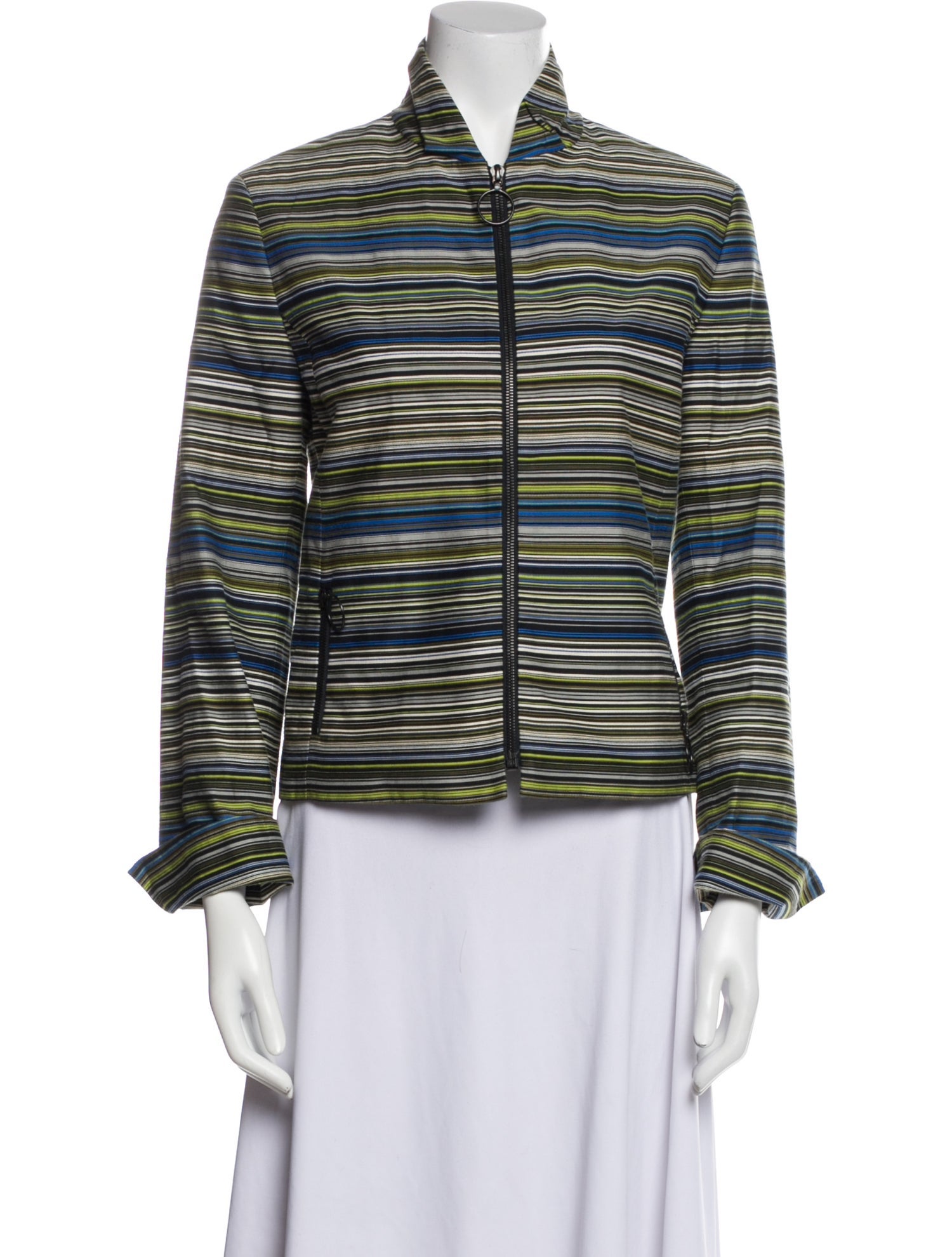 Akris Punto Striped Jacket