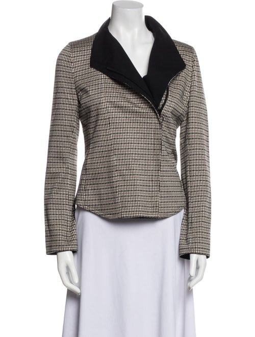 Akris Punto Houndstooth Print Evening Jacket