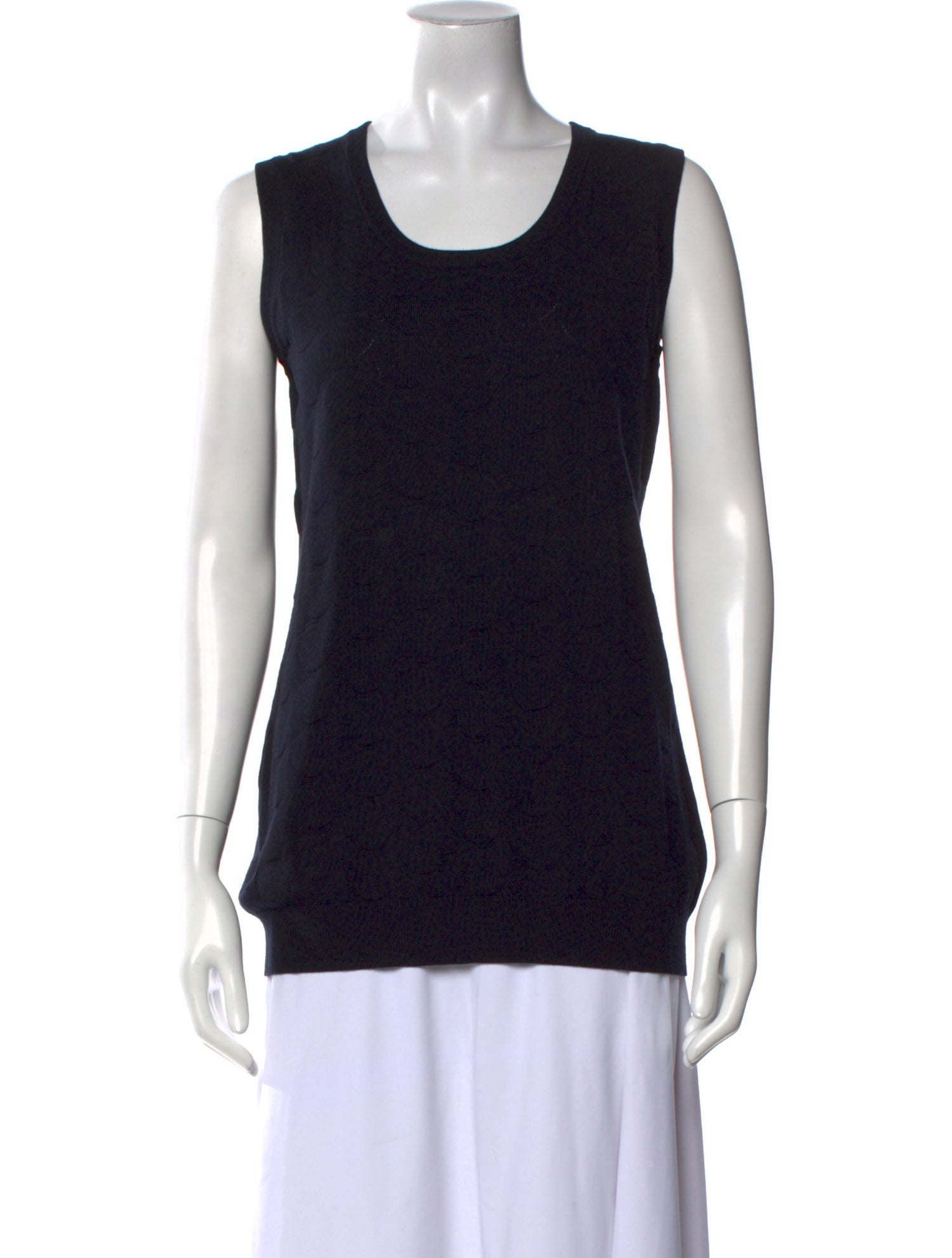 Akris Punto Wool Scoop Neck Sweater