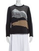 Akris Punto Silk Graphic Print Sweatshirt