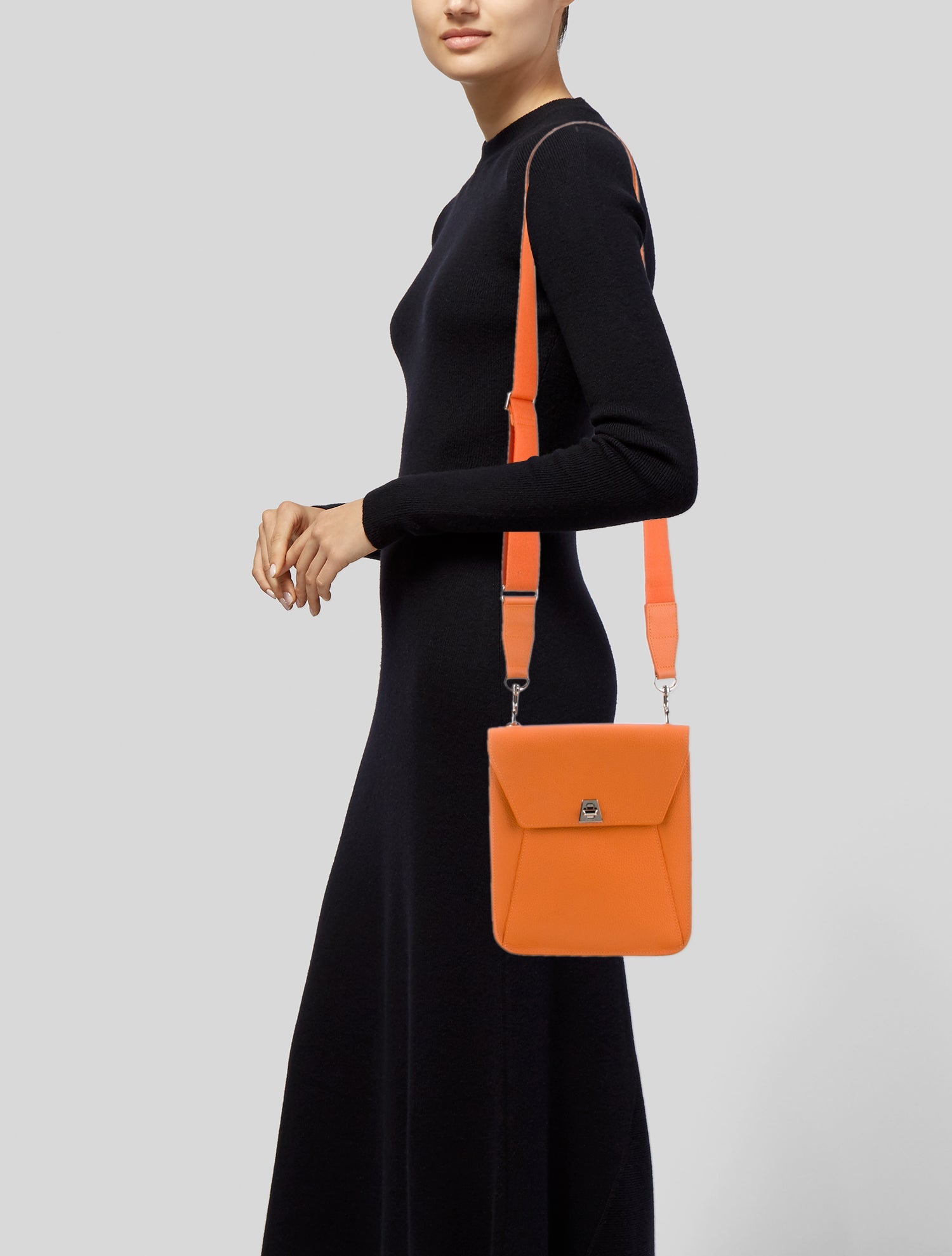 Akris Punto Leather Crossbody Bag