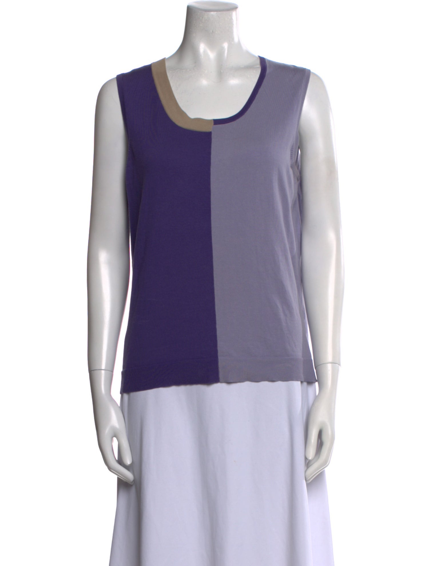 Akris Punto Scoop Neck Sleeveless Top