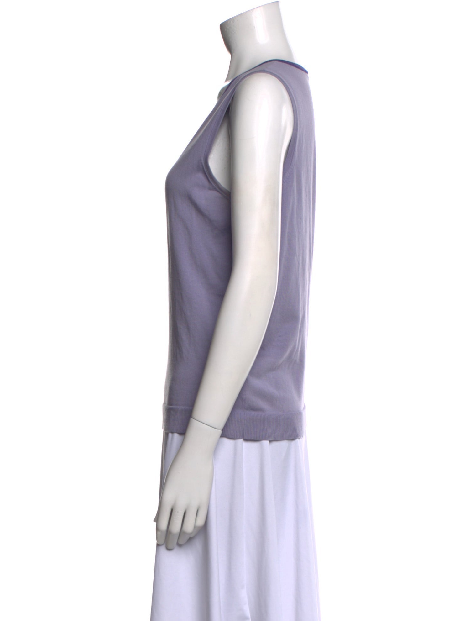 Akris Punto Scoop Neck Sleeveless Top