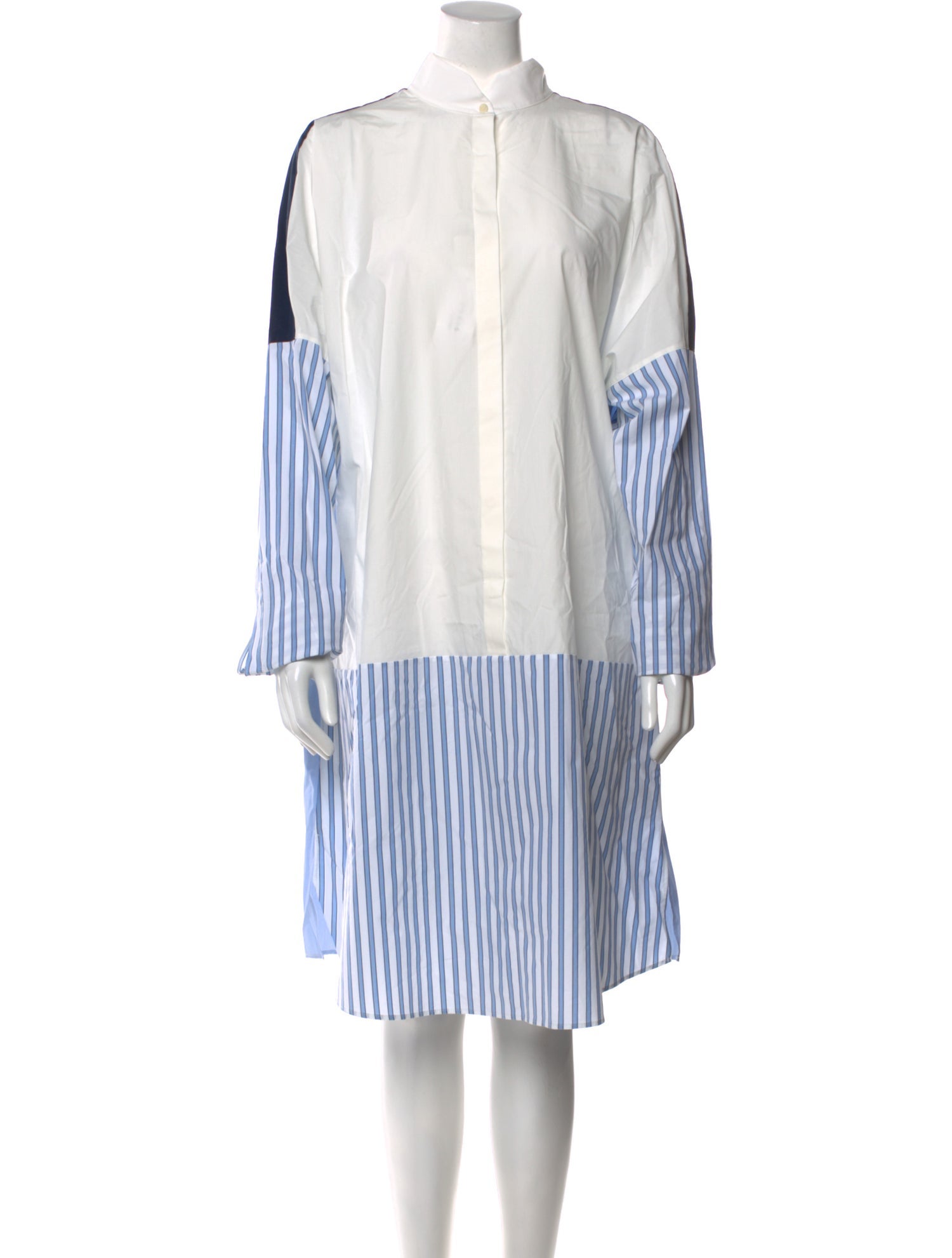 Akris Punto Striped Knee-Length Dress w/ Tags